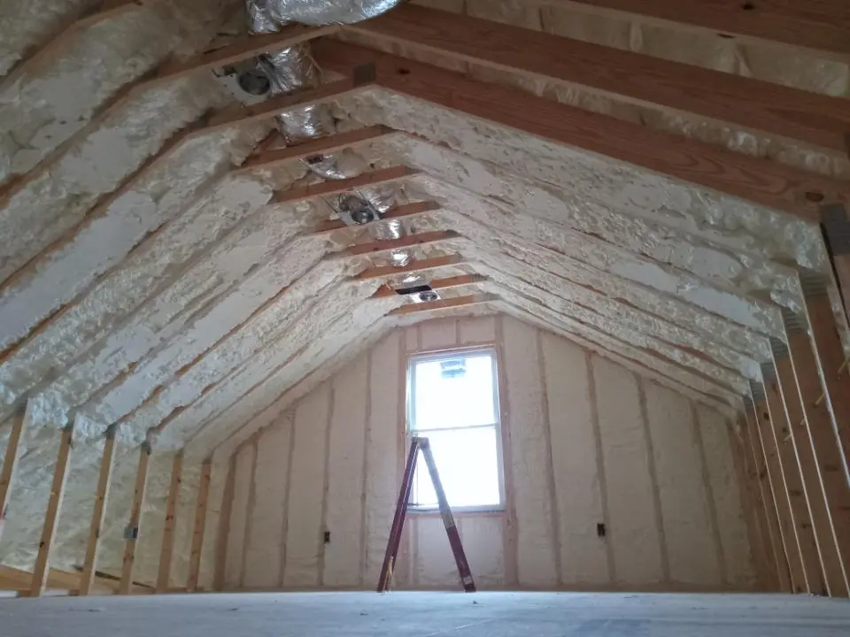 Spray foam roofing application for Crawl Space Insulation project in Chino Valley